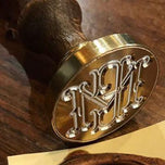 19.Yüzyıl Monogram Pirinç Mühür/Monogram Seal Wax