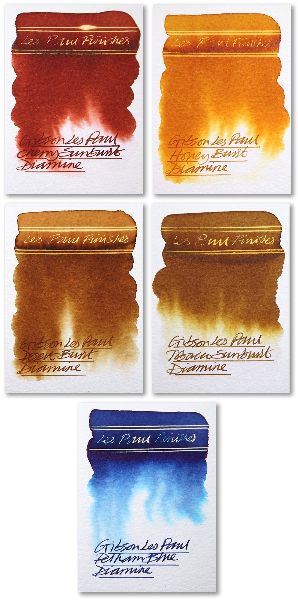 Diamine Les Paul Serisi Honey Burst 80 ml