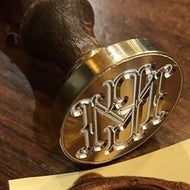 19.Yüzyıl Monogram Pirinç Mühür/Monogram Seal Wax