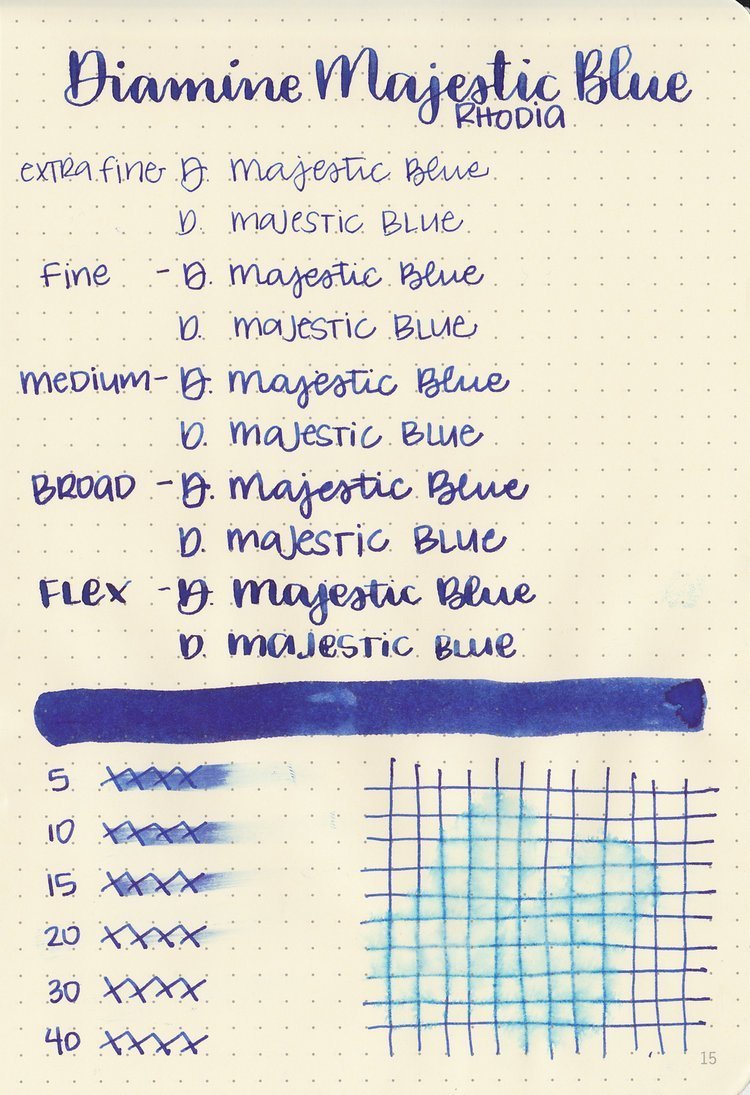 Diamine Dolmakalem Mürekkebi Majestic Blue 80 ml