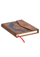 Safavid Indigo Manyetik Kapak Midi Defter