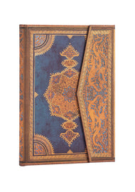 Safavid Indigo Manyetik Kapak Midi Defter