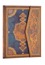 Safavid Indigo Manyetik Kapak Ultra Çizgili Defter
