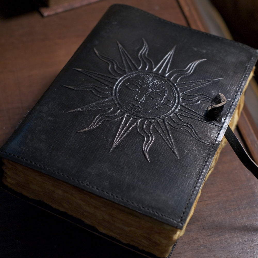 Vintage Sun Deri Defter