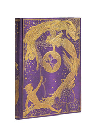 Violet Fairy Midi Çizgili Defter