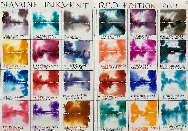 Diamine Inkvent Shimmer Tempest Mürekkep 2022