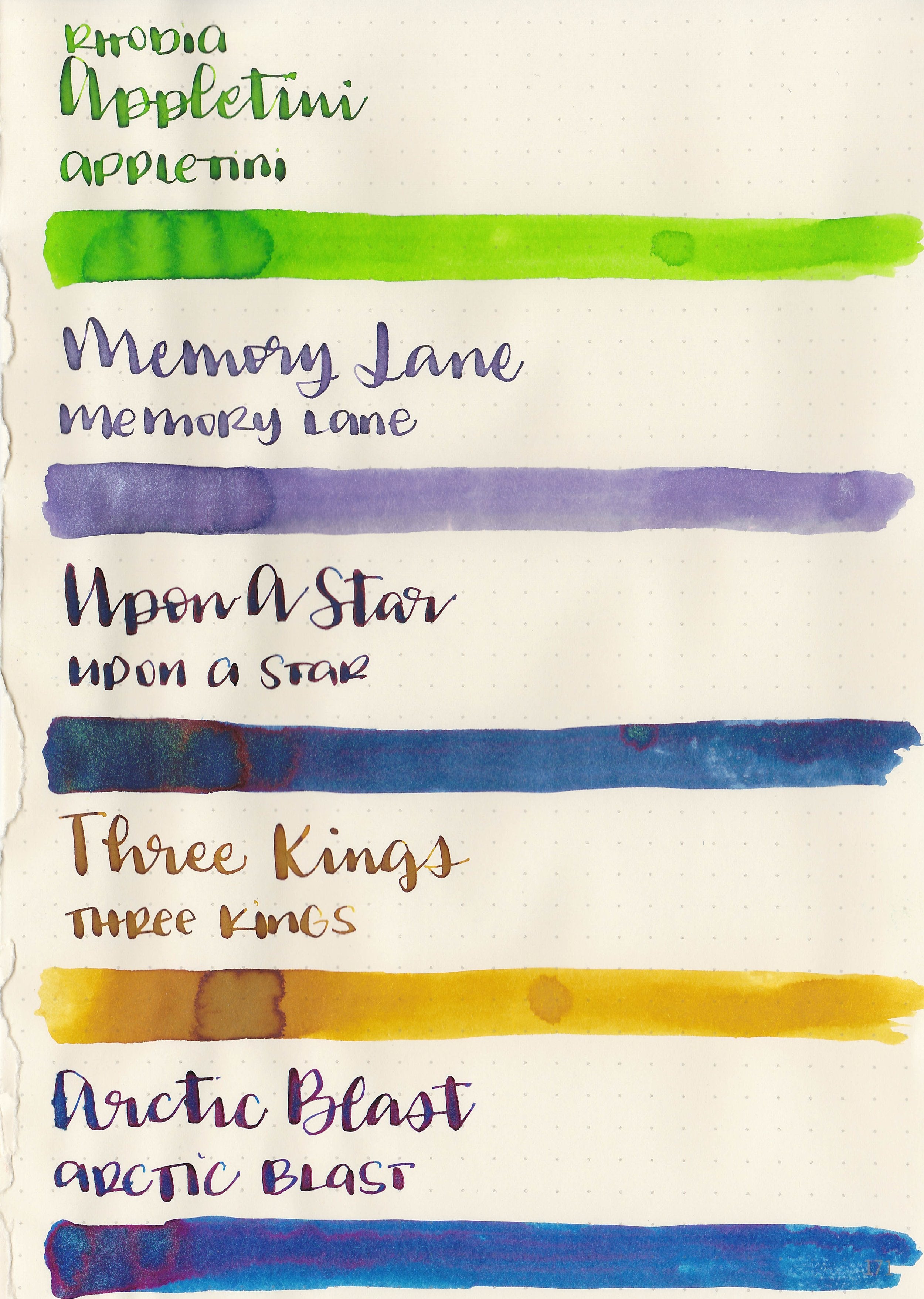 Diamine Inkvent Green Edition Three Kings Mürekkep