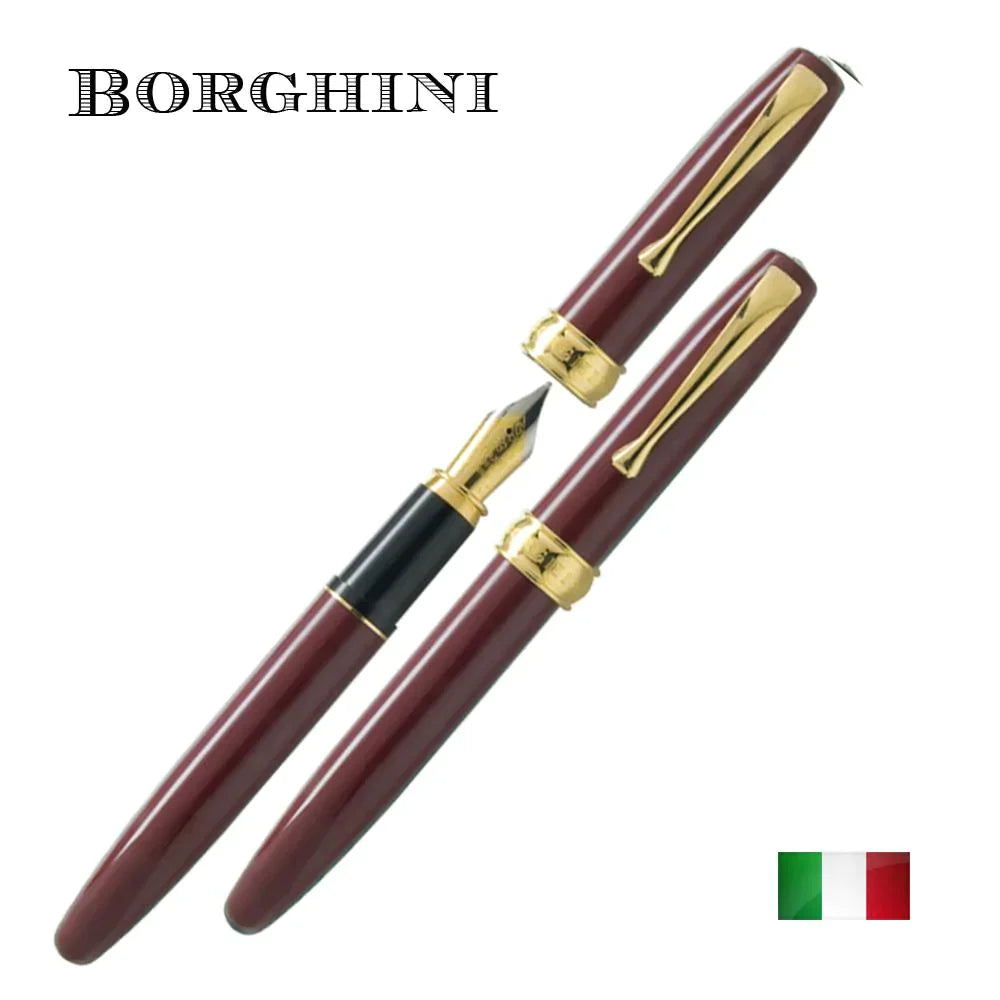 Borghini Vittoria Parlak Bordo Dolmakalem