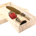 Tüylü Divit Kalem Seti 01/A Golden Brown