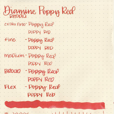 Diamine Dolmakalem Mürekkebi Poppy Red 80 ml