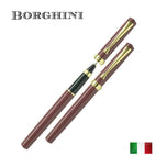 Borghini Favio Parlak Bordo Kapaklı Tükenmez Kalem