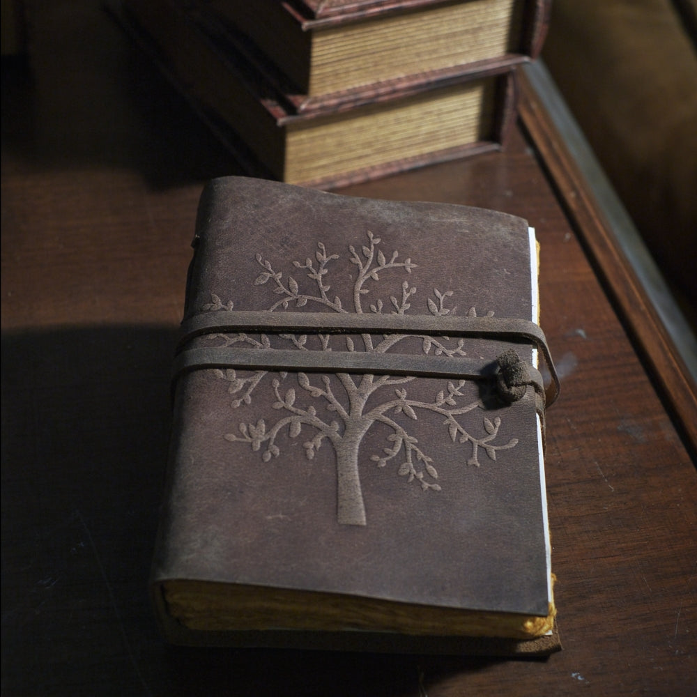 Tree of Life Soft Leather Deri Defter