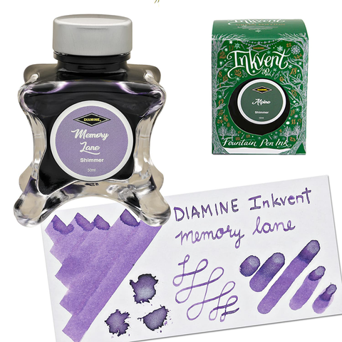 Diamine Inkvent Green Edition Shimmer Memory Lane Mürekkep
