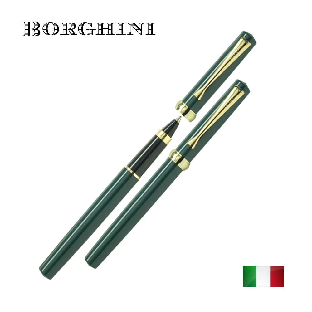 Borghini Favio Parlak Yeşil Kapaklı Tükenmez Kalem