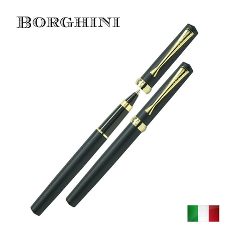 Borghini Favio Mat Siyah Kapaklı Tükenmez Kalem